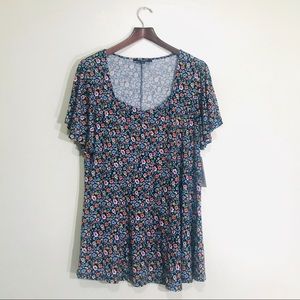 Chelsea Studio Ditsy Print Knit Top Size 14/16 NWT and 22/24 NWT